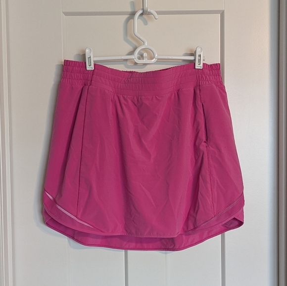 Lululemon Hotty Hot HR Skirt - Pink sz 14 - Picture 1 of 7